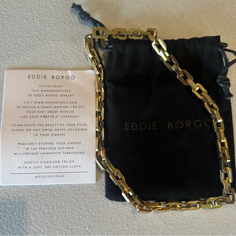 Eddie Borgo supra link necklace